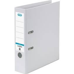 Elba 70mm Plastic A4 Lever Arch File White