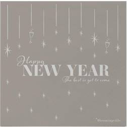 Bloomingville Servietter Nilea "Happy new year" Bloomingville 20 stk