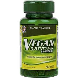 Holland & Barrett Multivitamin & Mineral Vegan 60 tabletter