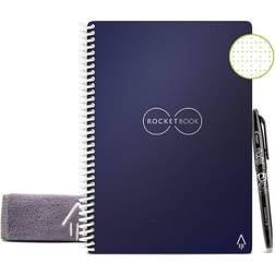 Rocketbook Rocketbook Core Smart Reusable Notebook Dot-Grid 6" x 8.8" Midnight Blue