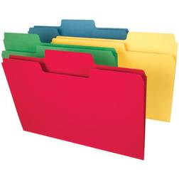 SuperTab Heavyweight folder, Assorted, 1/3 Cut, Legal, 50/BX