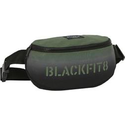 BlackFit8 Bæltetaske BlackFit8 Gradient Sort Militærgrøn (23 x 14 x 9 cm)