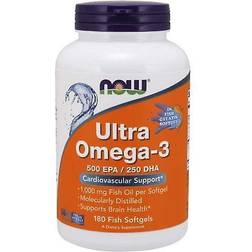 Now Foods NOW Foods Ultra Omega-3 180 Fish Softgels 180 stk
