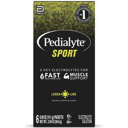 Pedialyte Sport Electrolyte Powder Lemon Lime 6ct/0.6oz