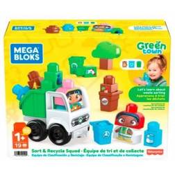 Jeu d'assemblage Camion de Tri et de Collecte Mega Bloks Green Town Multicolore