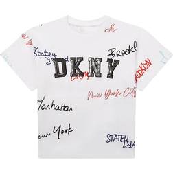 DKNY Girls Sequin Logo T-Shirt 10Y