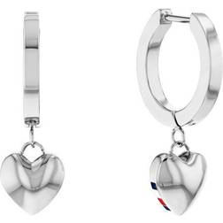 Tommy Hilfiger Ladies Tommy Hilfiger Jewellery Hanging Heart Earrings