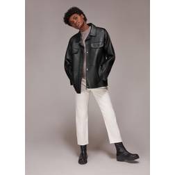 Whistles Whistles Clean Bonded Leather Jacket