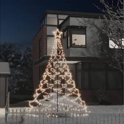 med metallstång 500 LED varm vit 3 m Weihnachtsbaum