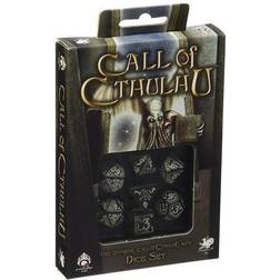 Q Workshop Call of Cthulhu: Black & Glow-in-the-Dark Dice Set