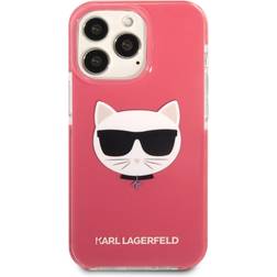 Karl Lagerfeld iPhone 13 Pro Cover Choupette Fuchsia