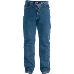 Duke Duke Rockford Tall Comfort Fit jeans för män Stonewash 40XL