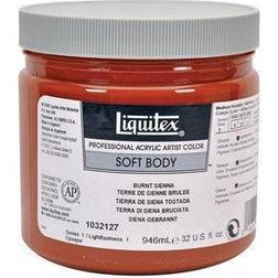 Liquitex soft boby 946ml burnt sienna 127