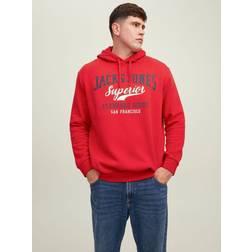 JACK & JONES 2-pak Logo Plus Hoodie Mænd