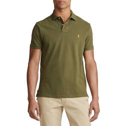 Cusotm Slim Fit Polo Shirt - Defender Green Men's