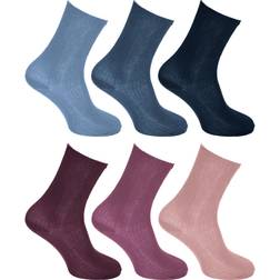 Women's Healthy Easy-Slide Socks 6-pack - Multicolour