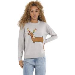 Bassotto Christmas Jumper - Blu