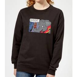 Sweat Femme Dumbo et Souris Dumbo Disney - Noir