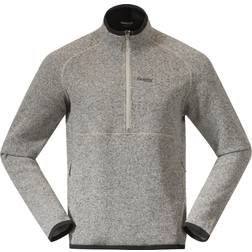 Bergans Women's Kamphaug Knitted Half Zip Chalk Sand