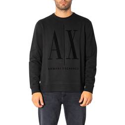Armani Exchange Armani Exchange Sweatshirt - Blå/Hvid
