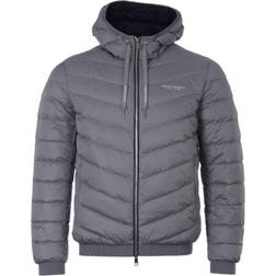 Hooded Down Jacket - Navy