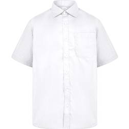 Absolute Apparel Mens Short Sleeved Classic Poplin Shirt (White)