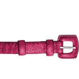 Eastern Counties Leather Eastern Counties Leather Womens/Ladies Faux Snake Print Belt (12) (Fuchsia)