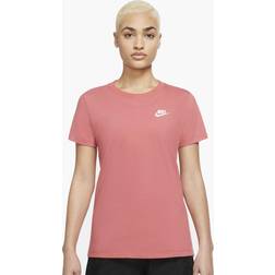 Nike Wmns Sportswear Club Shirt - Archaeo Pink/White