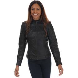 Elle Womens Annette Leather Jacket