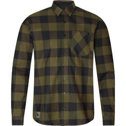 Seeland Toronto Checkered & Light Shirt - Green Check