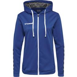 Authentic Poly Zip Hoodie - Blue, Female