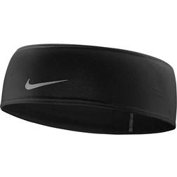 Nike Dri Fit Swoosh Headband 2.0 - Black/Silver