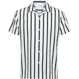 Selected Homme Reg Air Skjorte Mix - Cloud Dancer