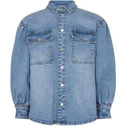 Petit by Sofie Schnoor Girl's Outwear Denim Jacket - Light Blue (G223258)