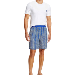 Calvin Klein Men's Short Sleeve T-Shirt Shorts Pj Set - White/Blue