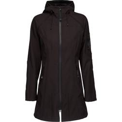 Ilse Jacobsen 3/4 Raincoat - Black