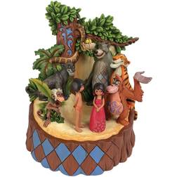 Jim Shore Junglebogen Dschungelbuch Carved by Heart Kollektion Samlerfigurer Unisex multicolor