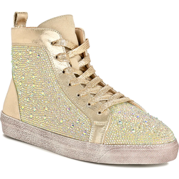 Ninety Union Women's Foxy Rhinestone High Top Sneakers