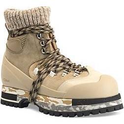 Chloe Ankle Boots - Beige