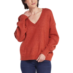 NYDJ V-Neck Sweater - Cayenne