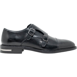 Walk London Oliver Monk Strap - Black