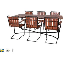 Eden Wood Wilma Matgrupp, 1 Bord inkl. 6 Stolar