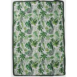 Little Unicorn Tropical Blankets White, Green (12.7x12.7cm)