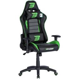 Brazen Gamingchairs Sentinel Elite PC Gaming Chair - Black/Green