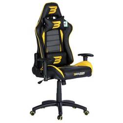 Brazen Gamingchairs Sentinel Elite PC Gaming Chair - Black/Yellow