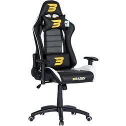 Brazen Gamingchairs Sentinel Elite PC Gaming Chair - Black/White