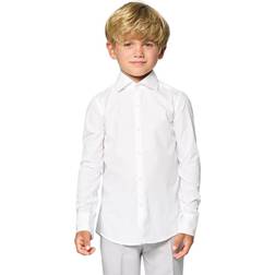 OppoSuits Little Boy White Knight Dress Shirt