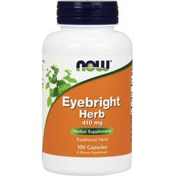 NOW Foods Eyebright Herb, 410mg 100 vcaps 100 pcs