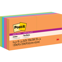 Post-it Post-it Super Sticky Rio De Janeiro Notes 47x47mm (8pk)