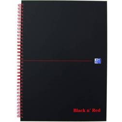 Oxford Black n´Red karton notesbog A4 linieret